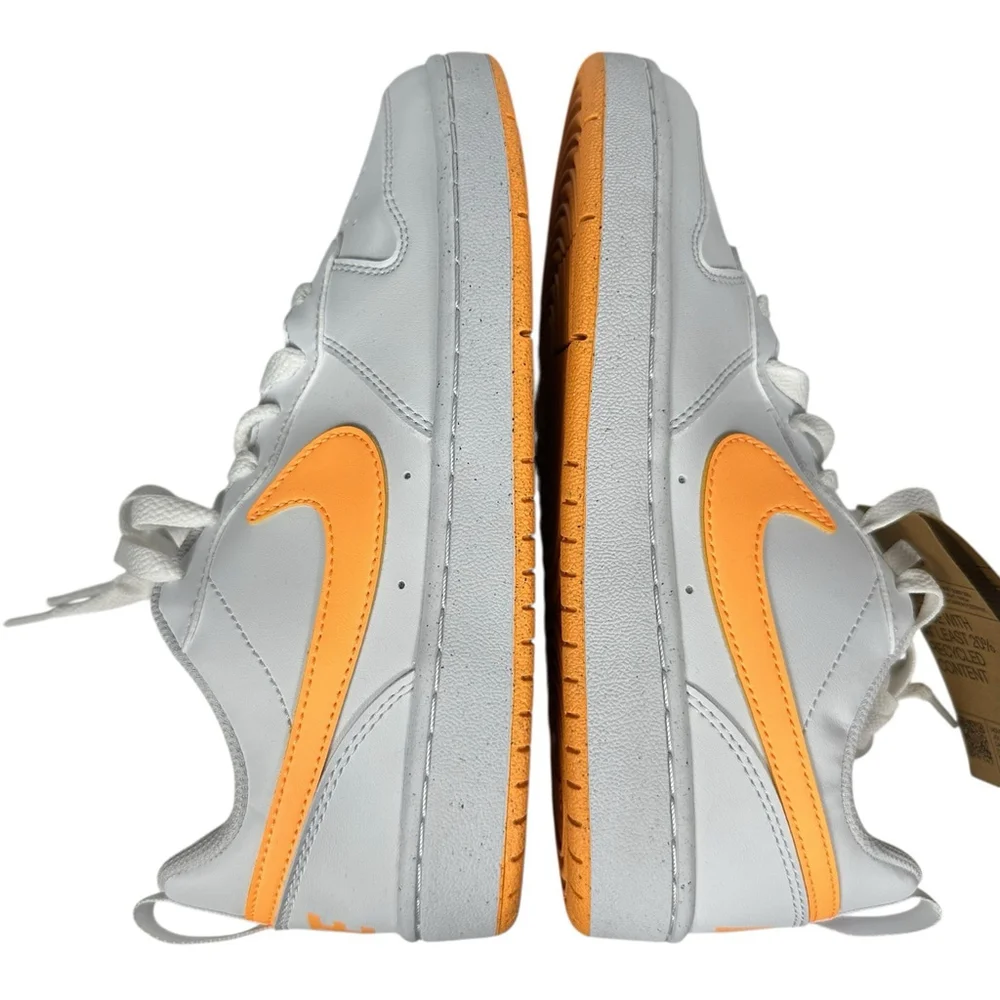 Nike Court Borough Low Recraft Gs White Peach Cream DV5456-119 Size 5Y